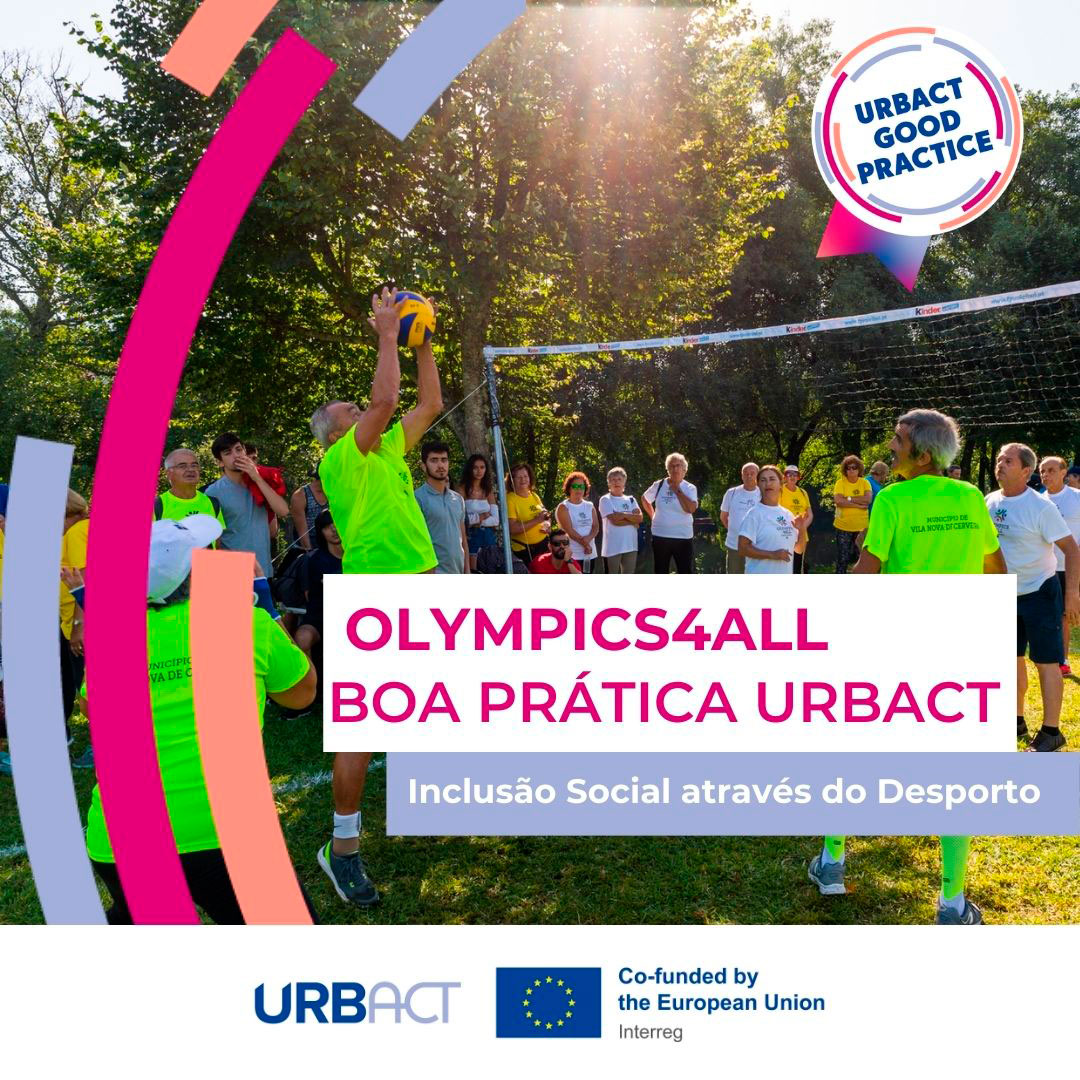 URBACT incentiva ampliação da boa prática ‘Olympics4All’ a mais cidades europeias
