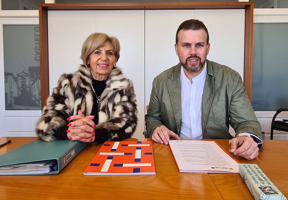 Manuela Ferreira e Andrés Sastre, valedores transfronteirizos da Eurocidade Cerveira-Tomiño