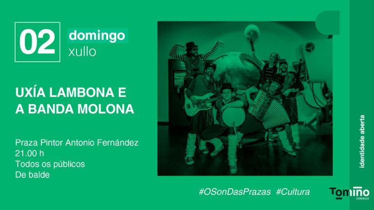 Temas tradicionais cun novo aire en Tomio con 'Uxía Lambona e a banda molona'