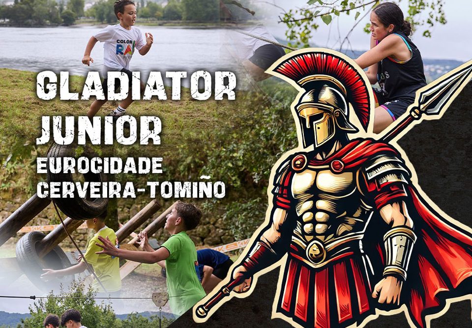 Búscanse 400 guerreiras e guerreiros para conquistar unha nova edición da Glatiator Race Junior Eurocidade Cerveira-Tomiño