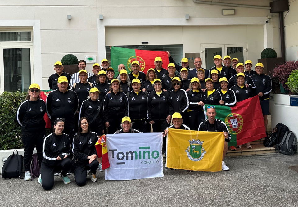 O proxecto europeo Score leva a atletas de Tomiño e Cerveira ata Italia