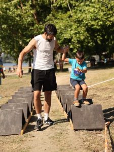 Máis de 350 pequenas e pequenos gladiadores conquistan a Eurocidade nun evento deportivo único na comarca